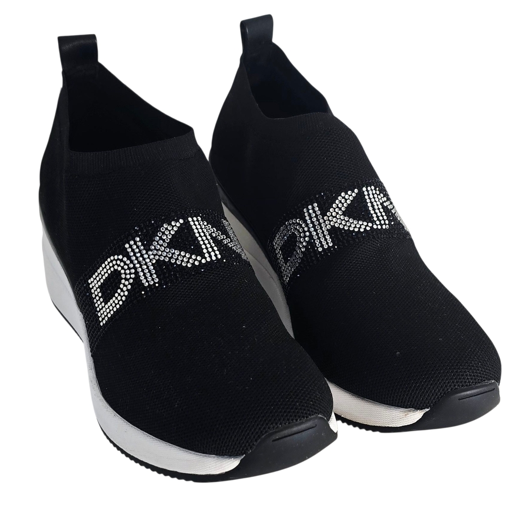 DKNY Black Women's Slip-On Sneakers - Picture 6 of 7